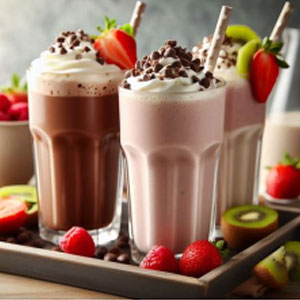 Dark Chocolate & Cocoa Thick Shake