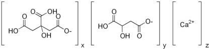 Calcium Citrate Malate Structure